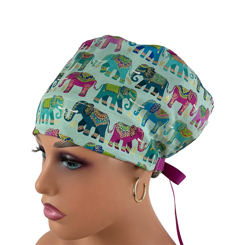 European Style Scrub Cap (Grosgrain Ribbon) - Elephant Parade - Image 9