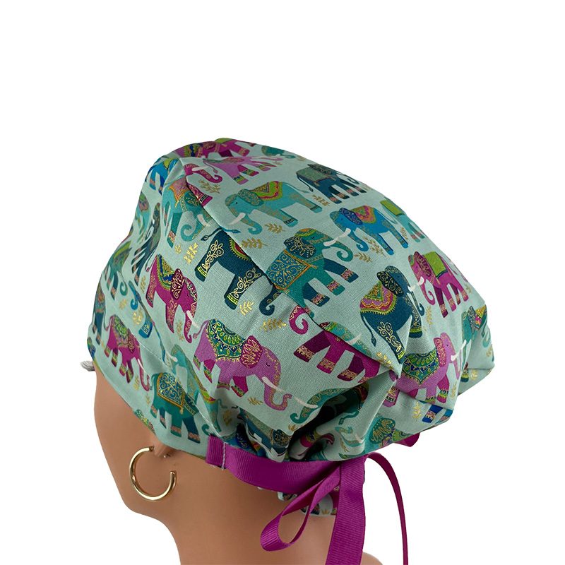 European Style Scrub Cap (Grosgrain Ribbon) - Elephant Parade - Image 10