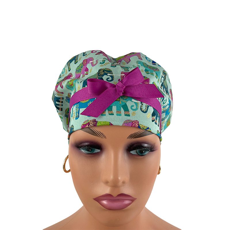 European Style Scrub Cap (Grosgrain Ribbon) - Elephant Parade - Image 2