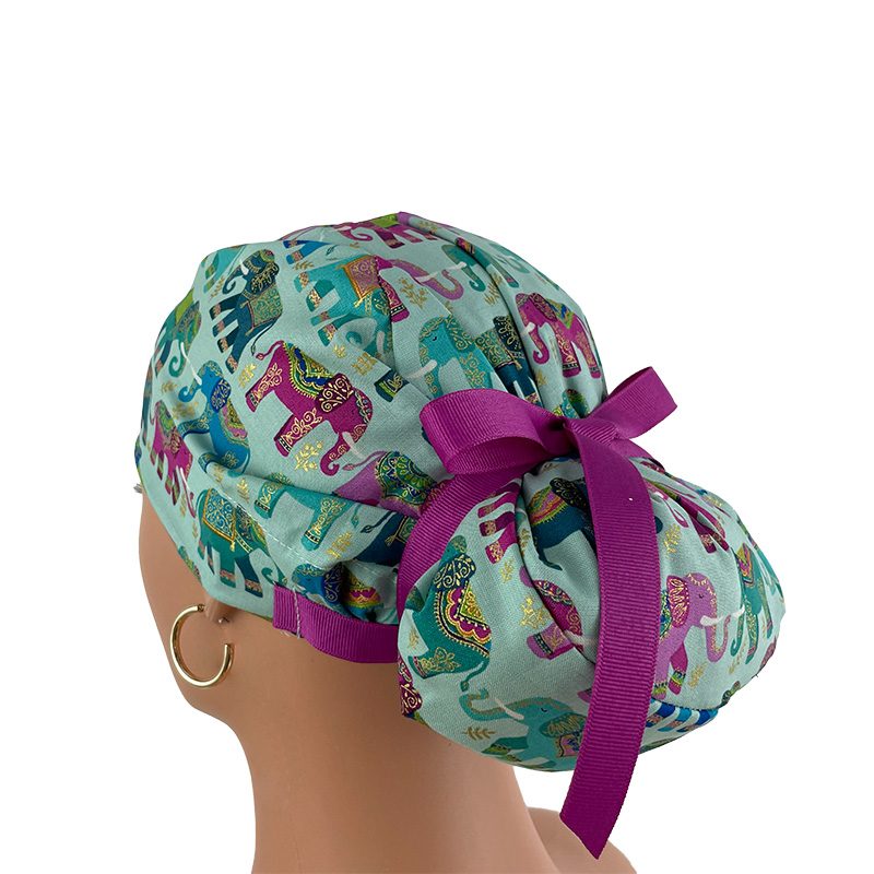 European Style Scrub Cap (Grosgrain Ribbon) - Elephant Parade - Image 4