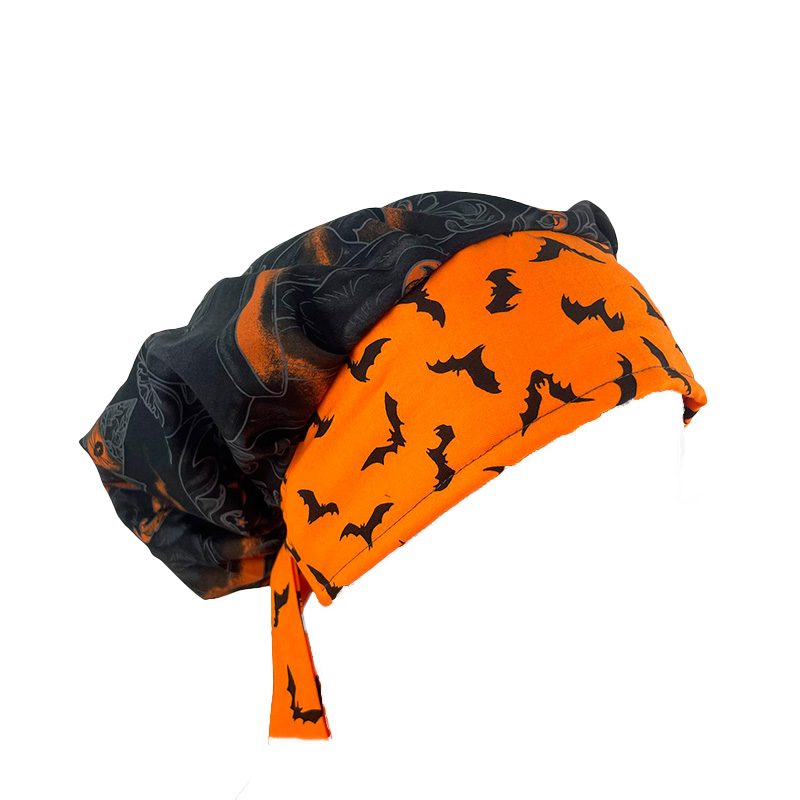 Bouffant Medical Scrub Cap - Storybook/Halloween Bats - Image 11