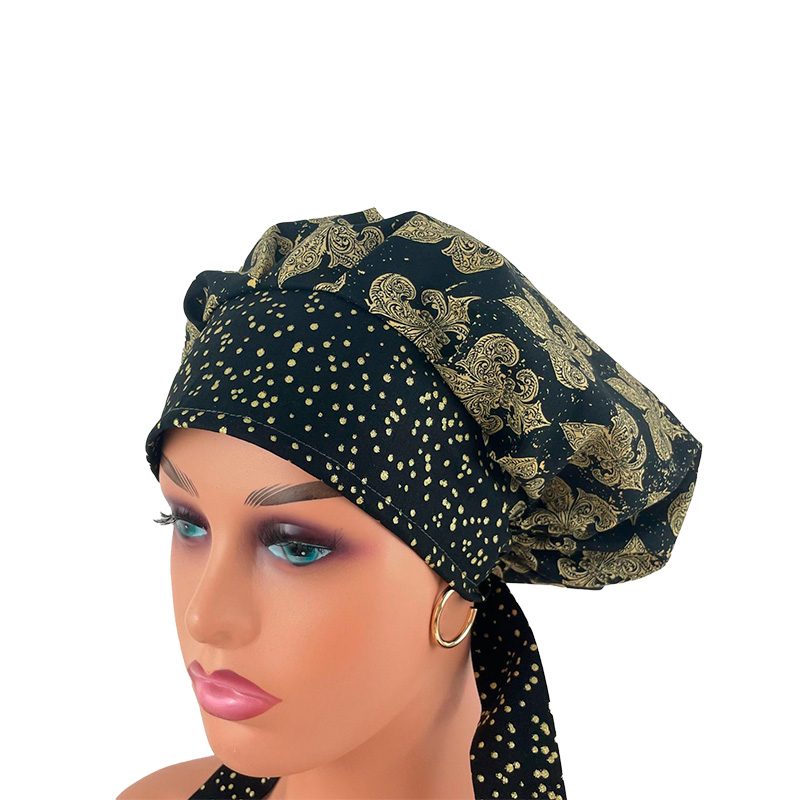 Bouffant Medical Scrub Cap - Holiday Blenders - Metallic - Image 3