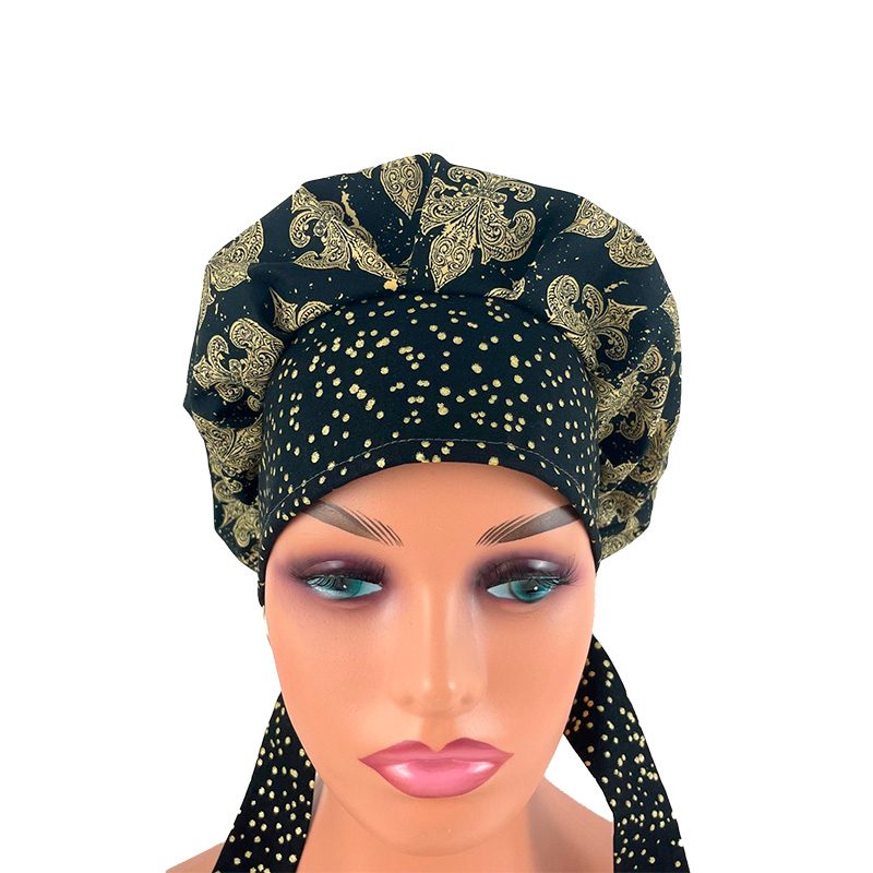 Bouffant Medical Scrub Cap - Holiday Blenders - Metallic - Image 2