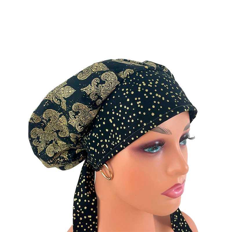 Bouffant Medical Scrub Cap - Holiday Blenders - Metallic