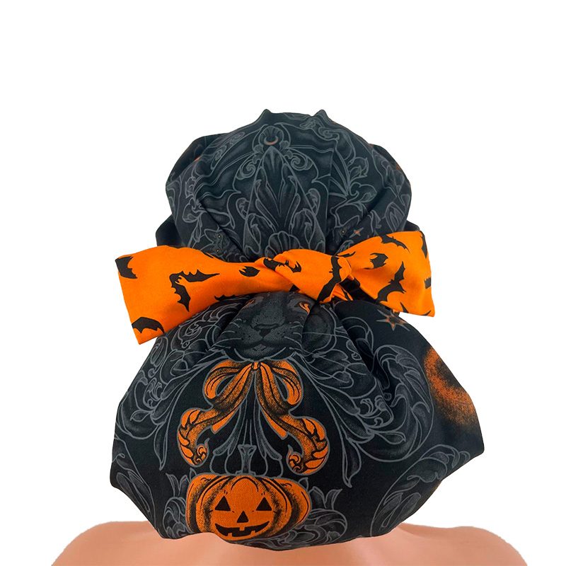 Bouffant Medical Scrub Cap - Storybook/Halloween Bats - Image 6