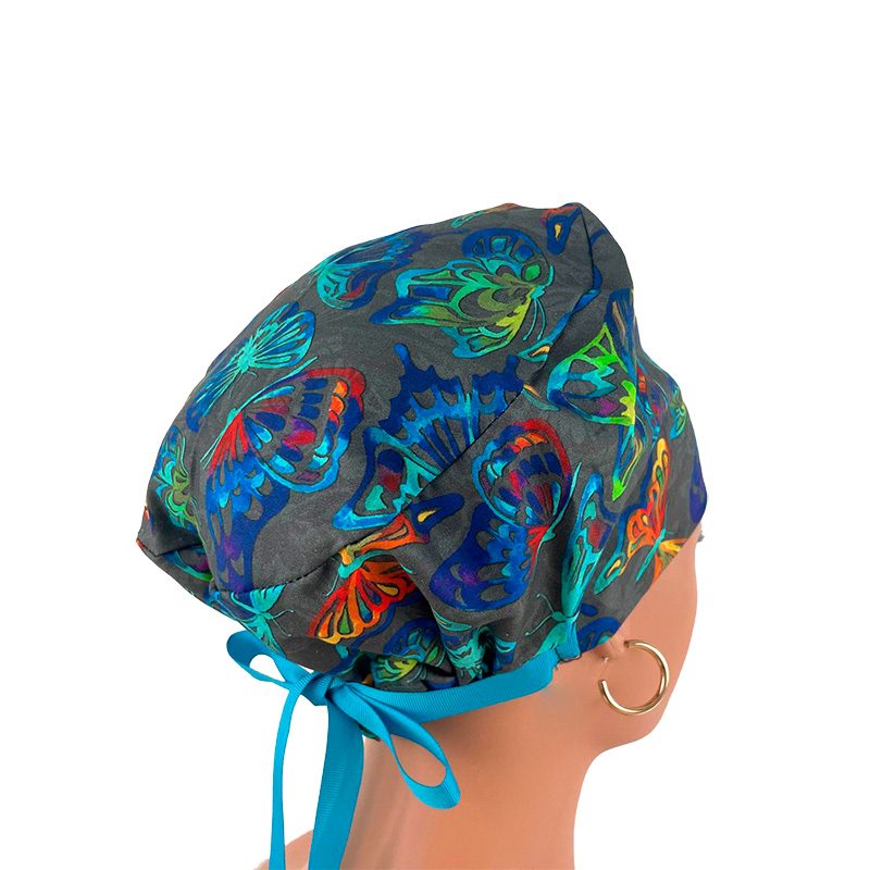 European Style Scrub Cap (Grosgrain Ribbon) - Fawn'd of You - Mystical Butterflies - Image 12
