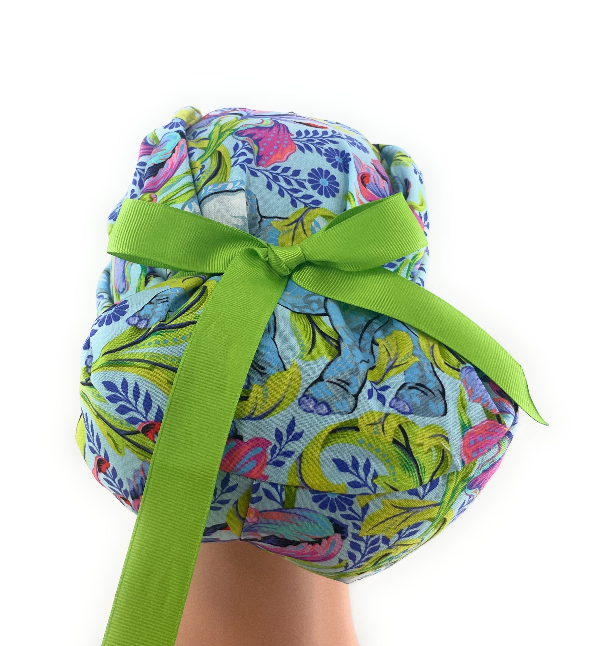 European Style Scrub Cap – (Grosgrain Ribbon) - (No Ribbon) - Tiny Beasts - Image 9