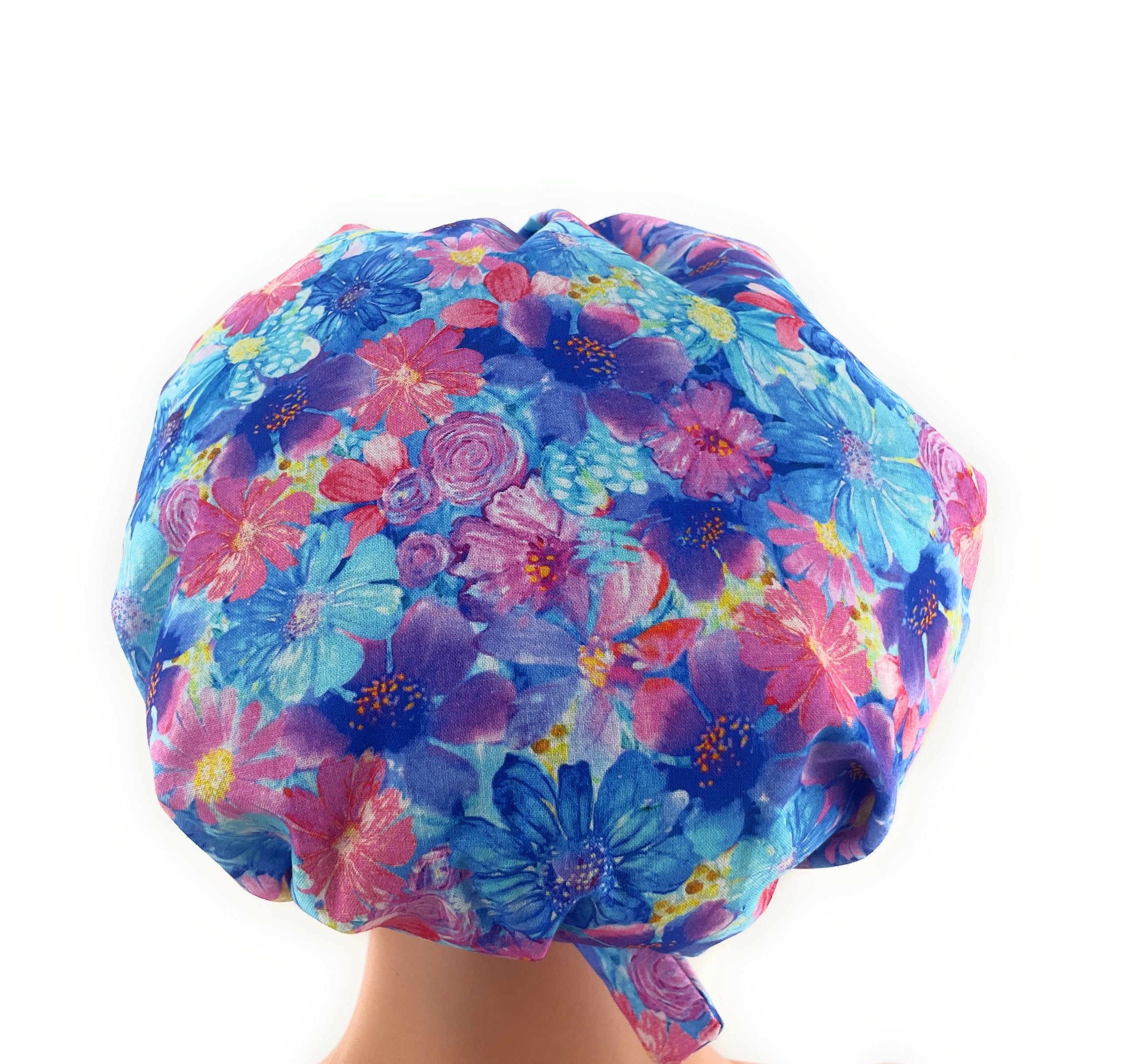 Bouffant Medical Scrub Cap - Flower Paradise - Image 6