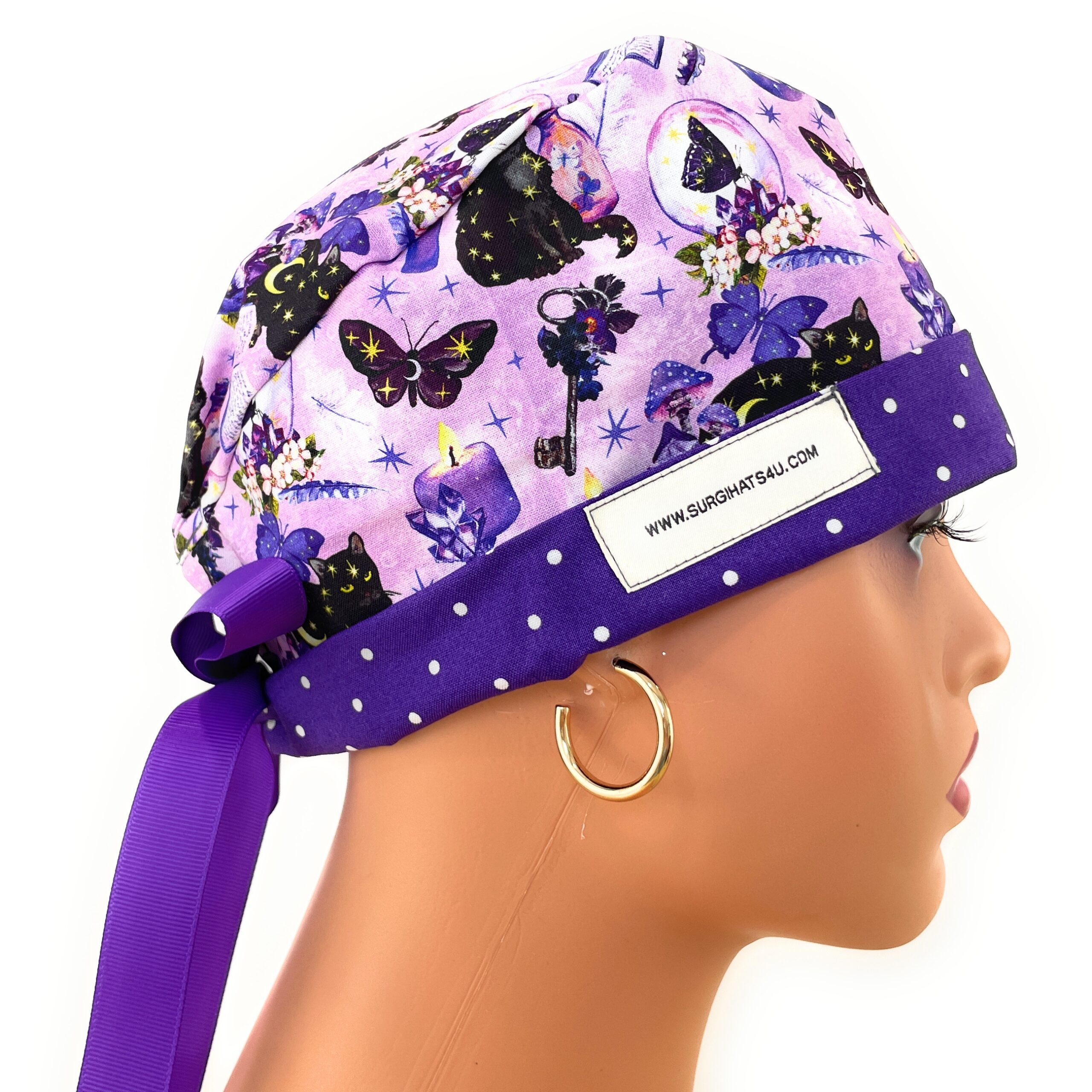 Chemo Medical Scrub Cap - Spellbound - Image 4
