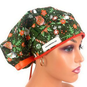 Bouffant Medical Scrub Cap - Christmas Joy
