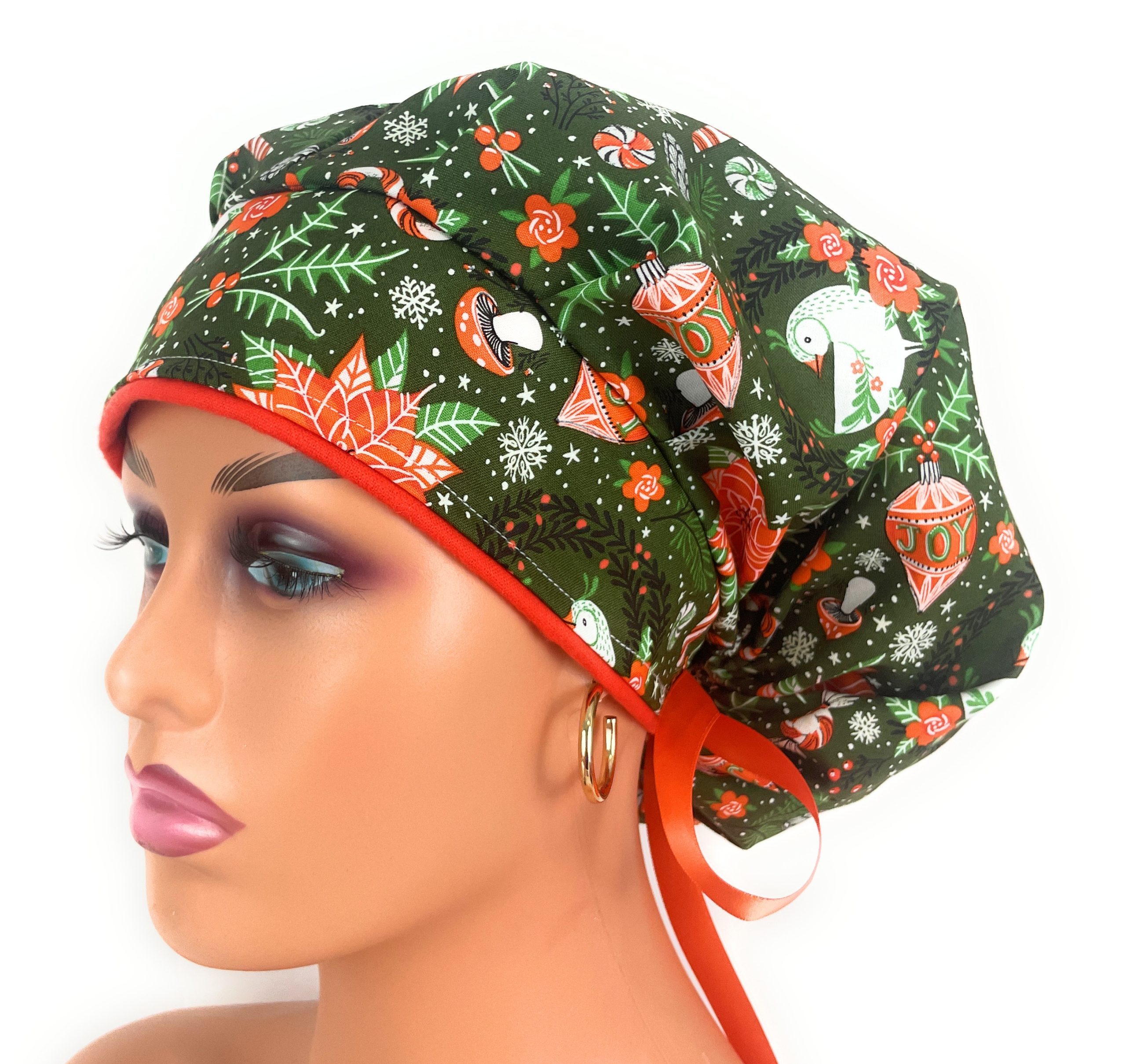 Bouffant Medical Scrub Cap - Christmas Joy - Image 3