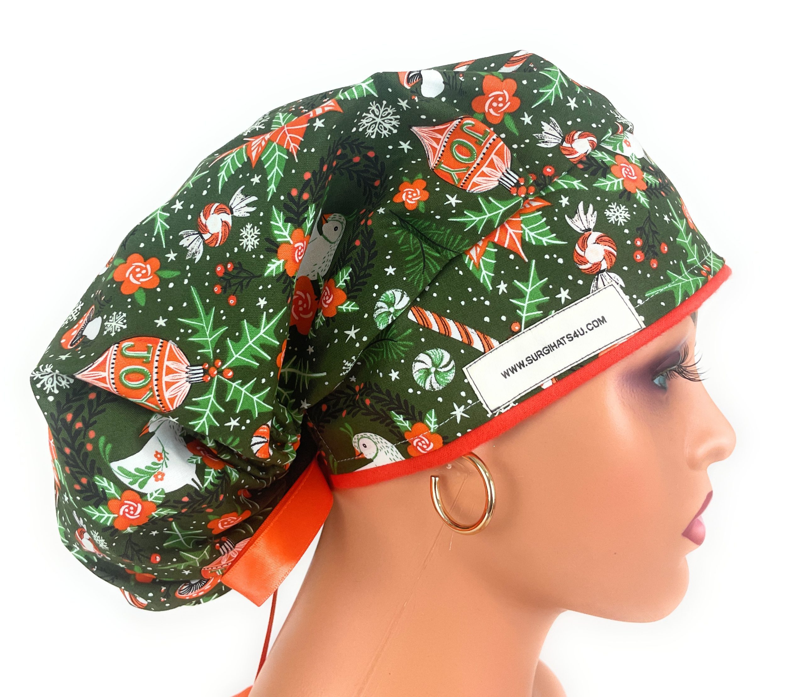 Bouffant Medical Scrub Cap - Christmas Joy - Image 4