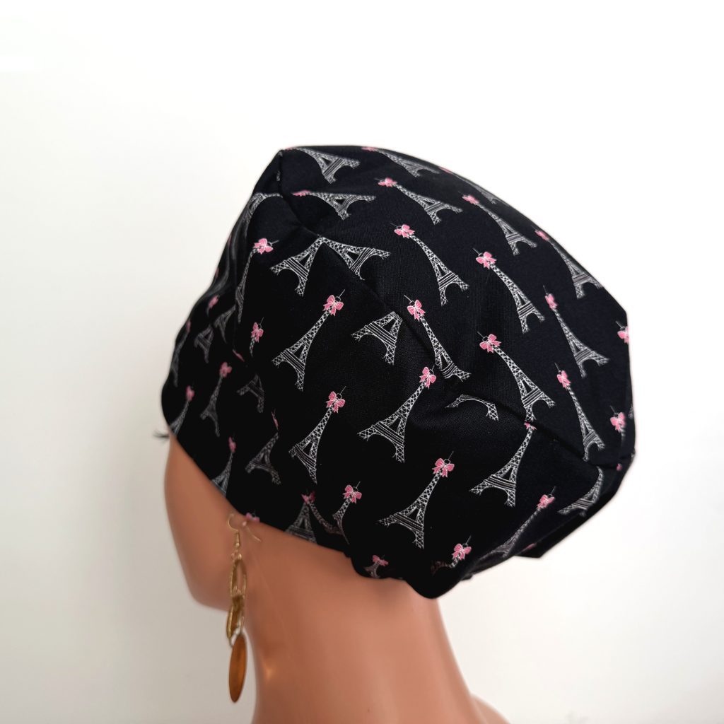 European Style Scrub Cap – (Sateen Ribbon) (No Ribbon) - Paris and Love - Image 21