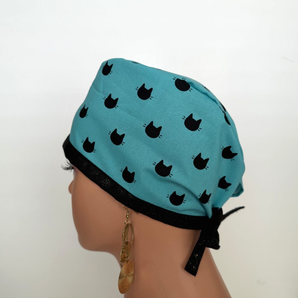 Unisex Medical Scrub Cap – Meow, Meow - Image 5