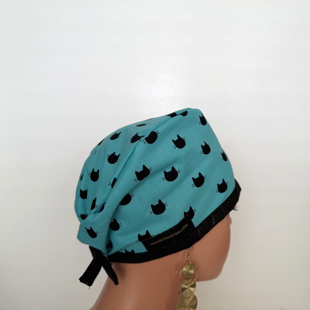 Unisex Medical Scrub Cap – Meow, Meow - Image 6