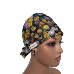 Chemo Medical Scrub Cap- Impressionism
