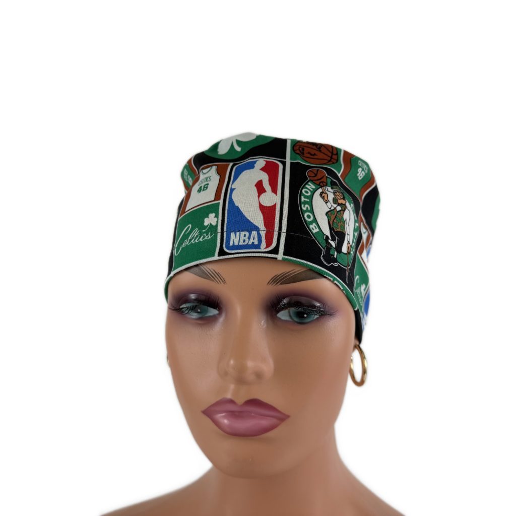Ponytail Medical Scrub Cap - Boston Celtics - Image 2