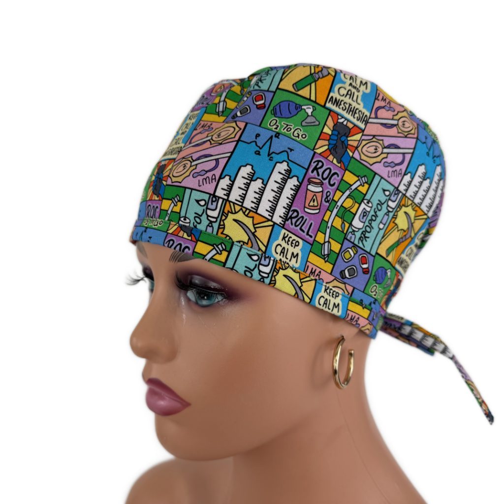 Unisex Medical Scrub Cap – Anesthesia Rocks! - Image 3