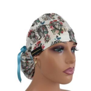 Ponytail Medical Scrub Cap – The Organ Garden