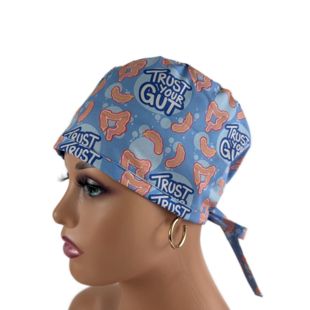 Unisex Medical Scrub Cap – Trust your Gut! - Image 3