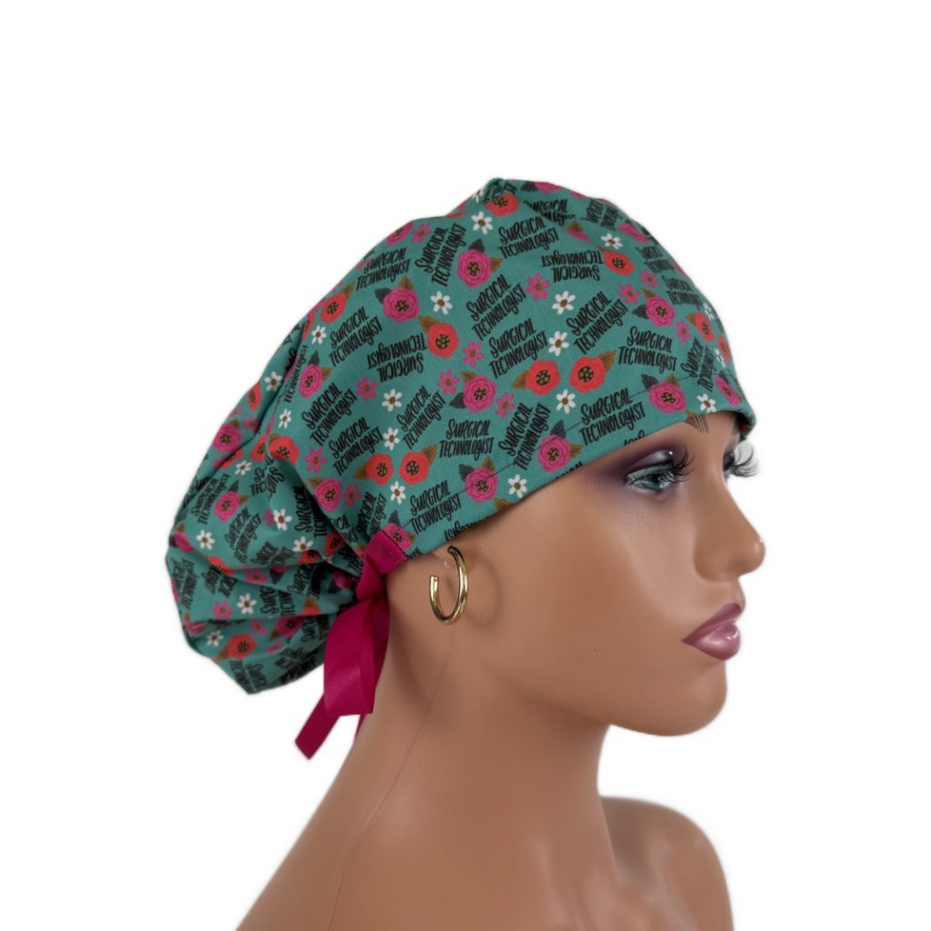 Ponytail Medical Scrub Cap – Sateen Lined - Surgical Technologist