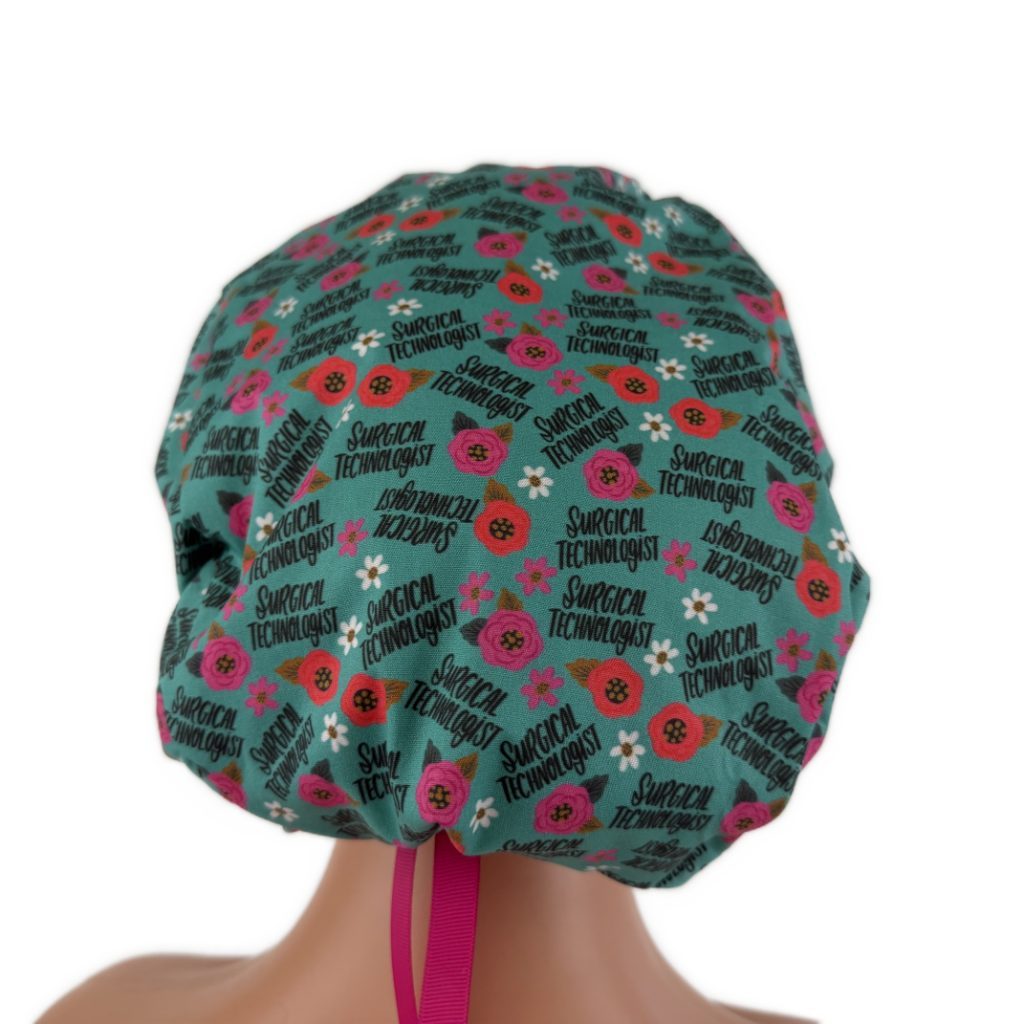 Ponytail Medical Scrub Cap – Sateen Lined - Surgical Technologist - Image 9