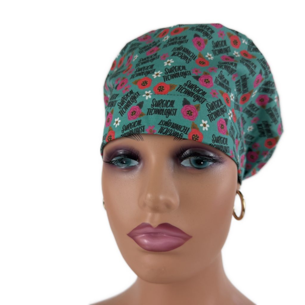European Style Scrub Cap – (Sateen Ribbon) (No Ribbon) Surgical Technologist - Image 15
