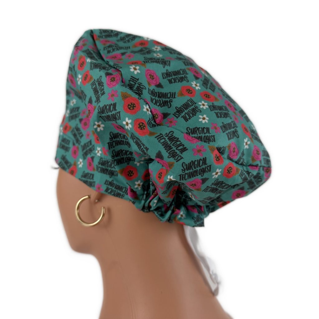 European Style Scrub Cap – (Sateen Ribbon) (No Ribbon) Surgical Technologist - Image 17