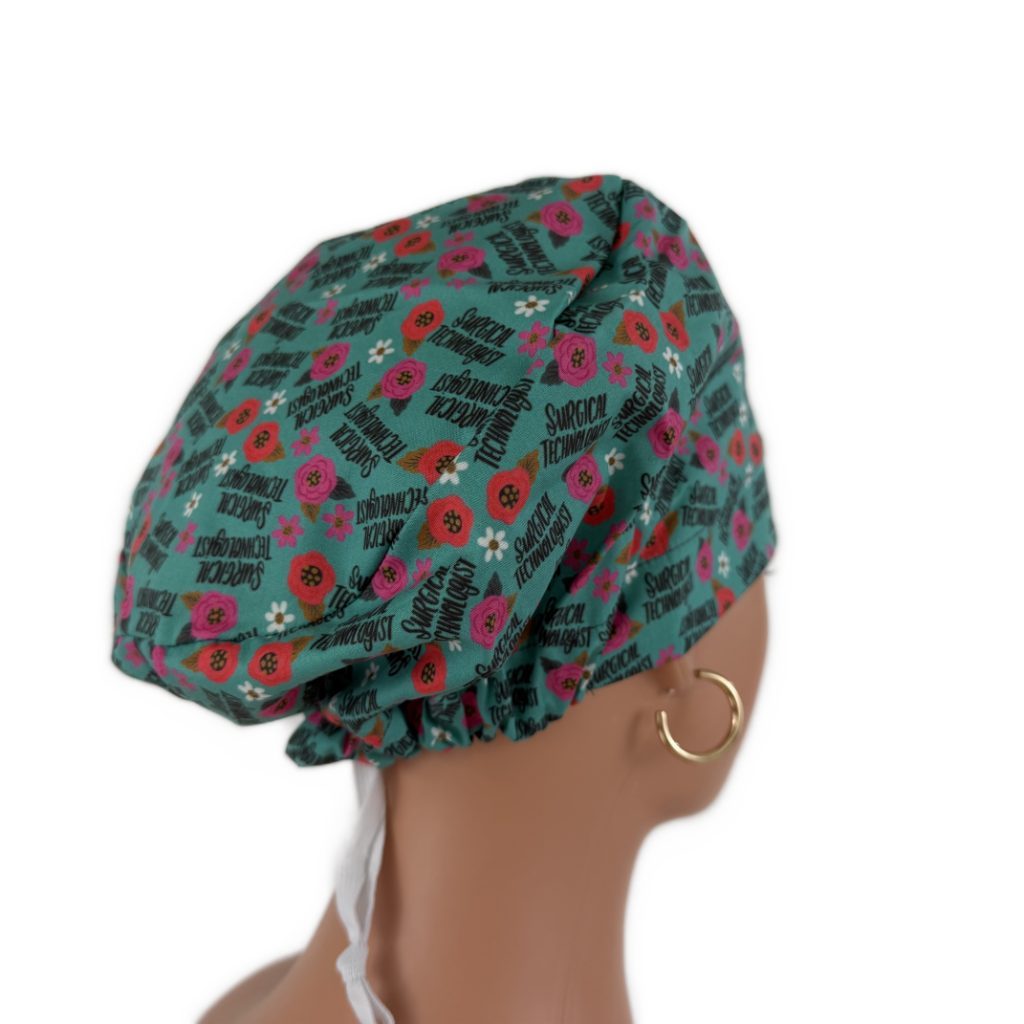 European Style Scrub Cap – (Sateen Ribbon) (No Ribbon) Surgical Technologist - Image 19