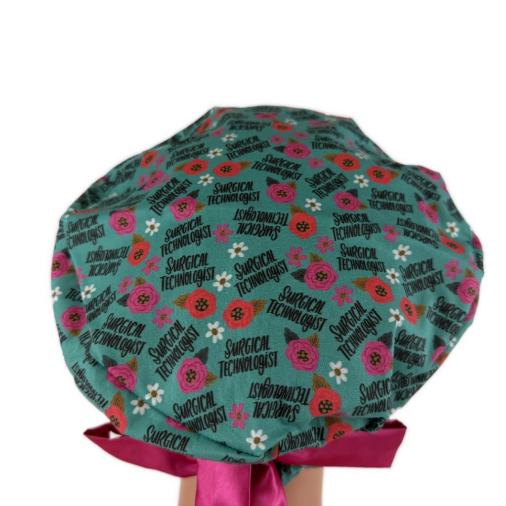 European Style Scrub Cap – (Sateen Ribbon) (No Ribbon) Surgical Technologist - Image 9