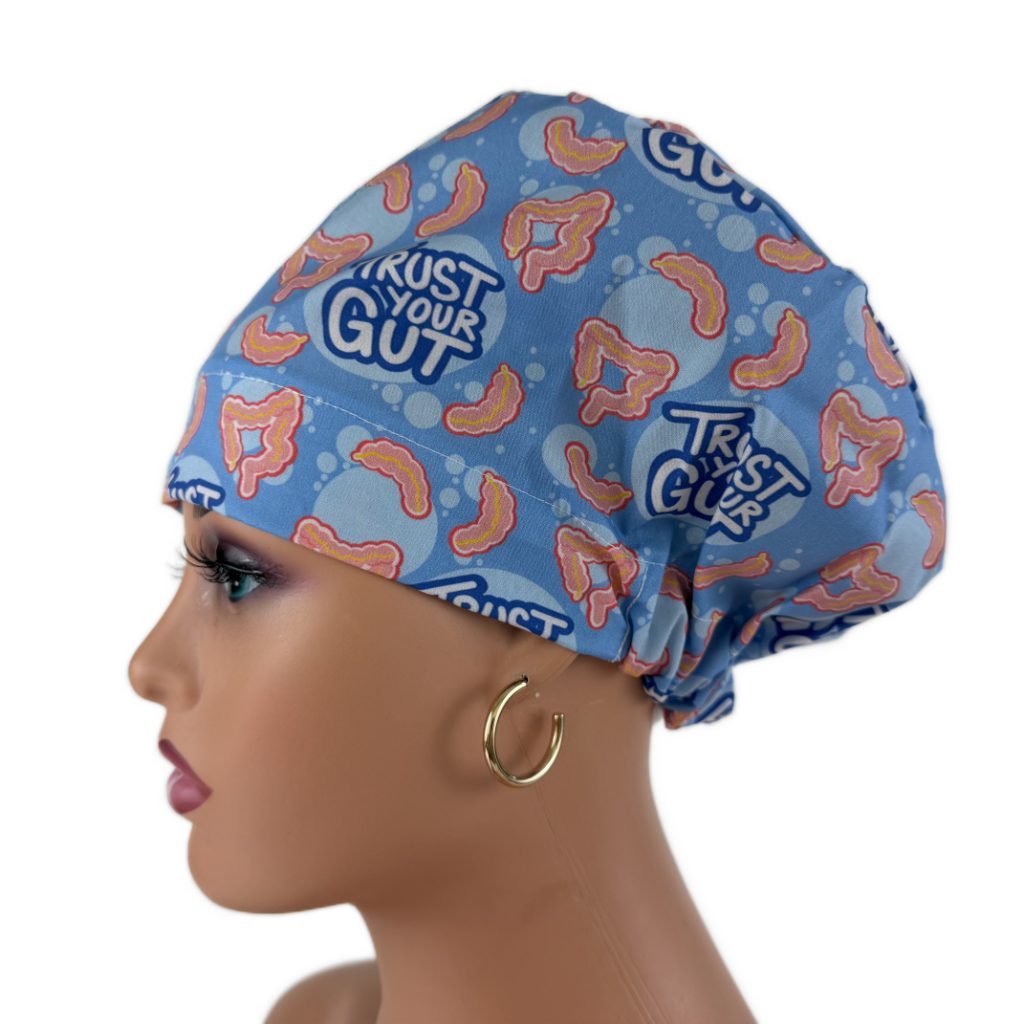 European Style Scrub Cap – Trust Your Guts! - Image 3