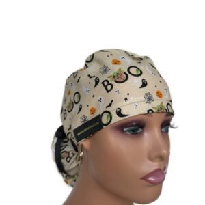 Ponytail Medical Scrub Cap – Boo