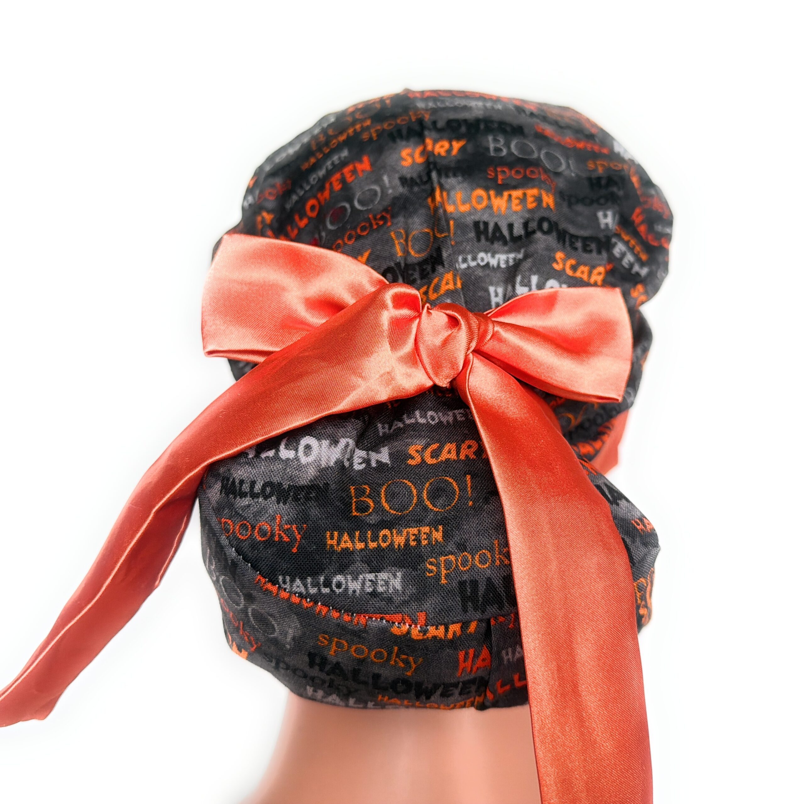 European Style Scrub Cap – (Sateen Ribbon) (No Ribbon) Halloween Scary - Image 11